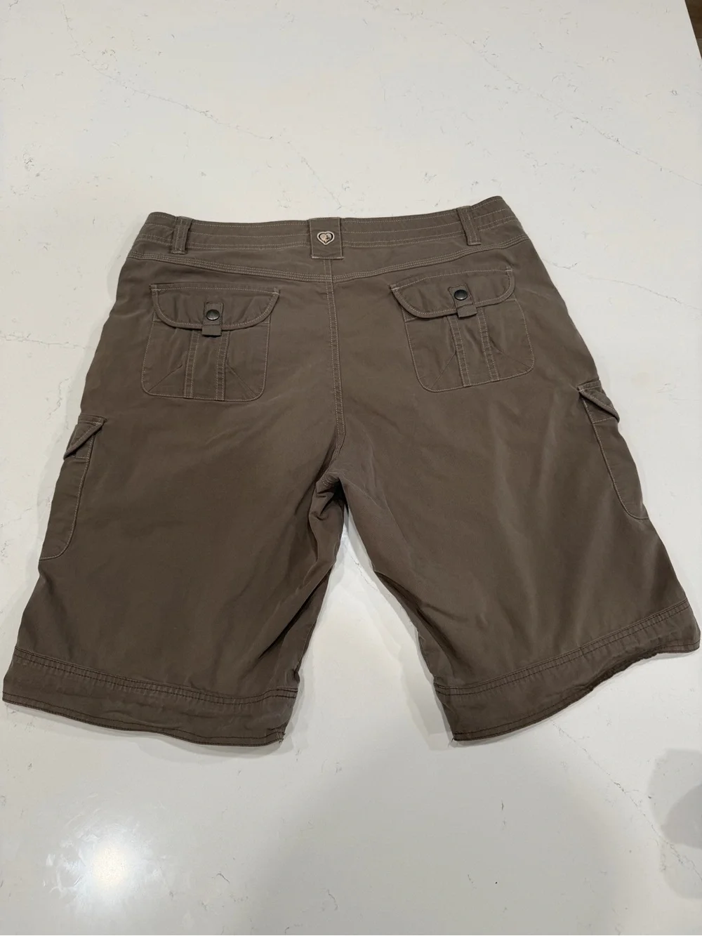 Kuhl Women's Brown Splash Cargo Shorts - 14
